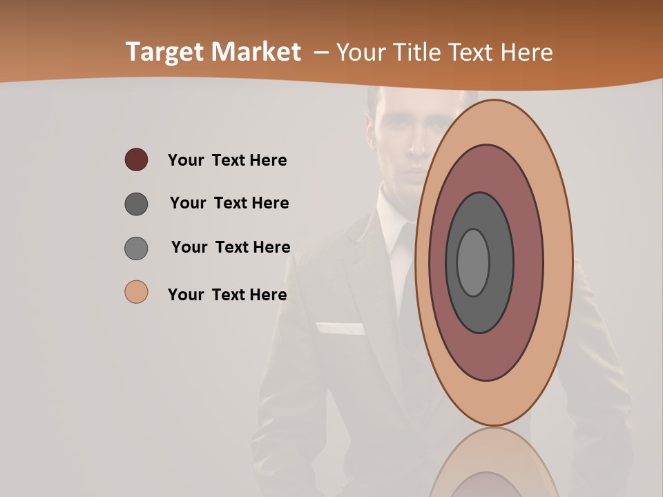 Banker Successful Clerk PowerPoint Template
