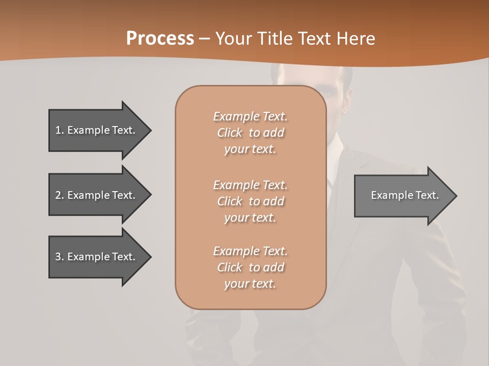 Banker Successful Clerk PowerPoint Template