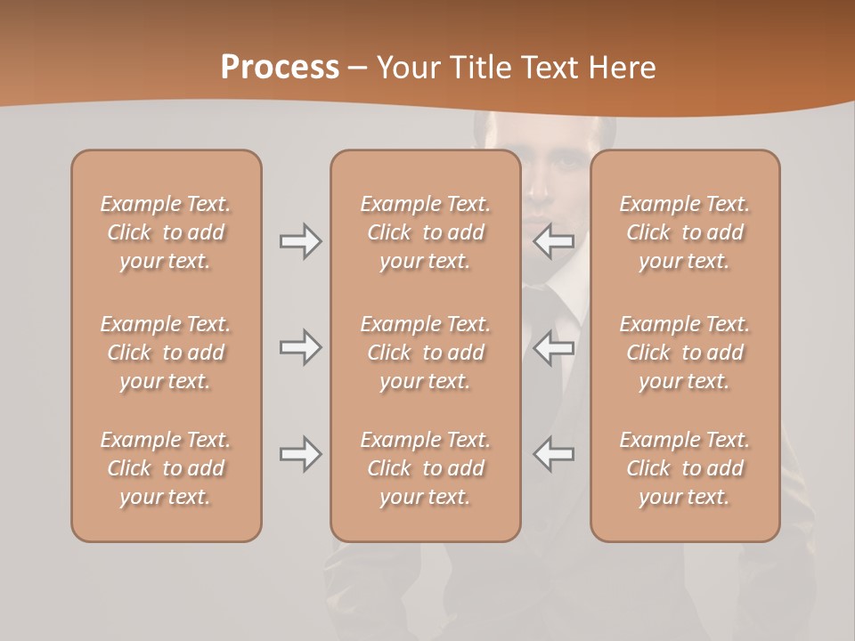 Banker Successful Clerk PowerPoint Template
