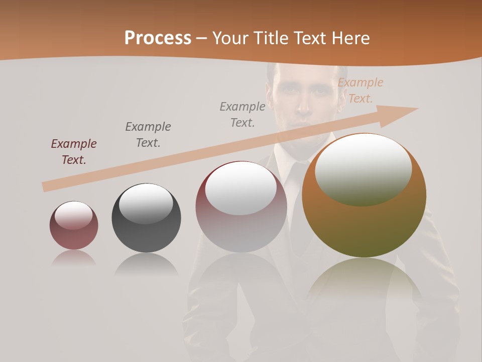 Banker Successful Clerk PowerPoint Template