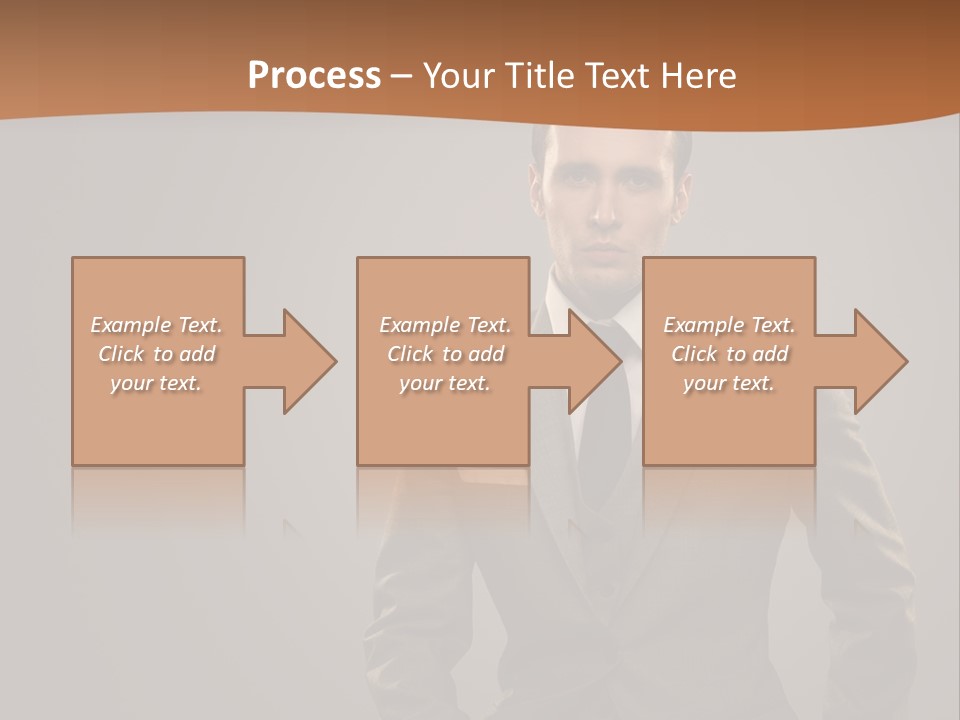 Banker Successful Clerk PowerPoint Template