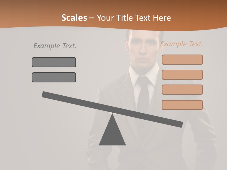 Banker Successful Clerk PowerPoint Template
