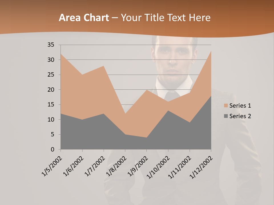 Banker Successful Clerk PowerPoint Template