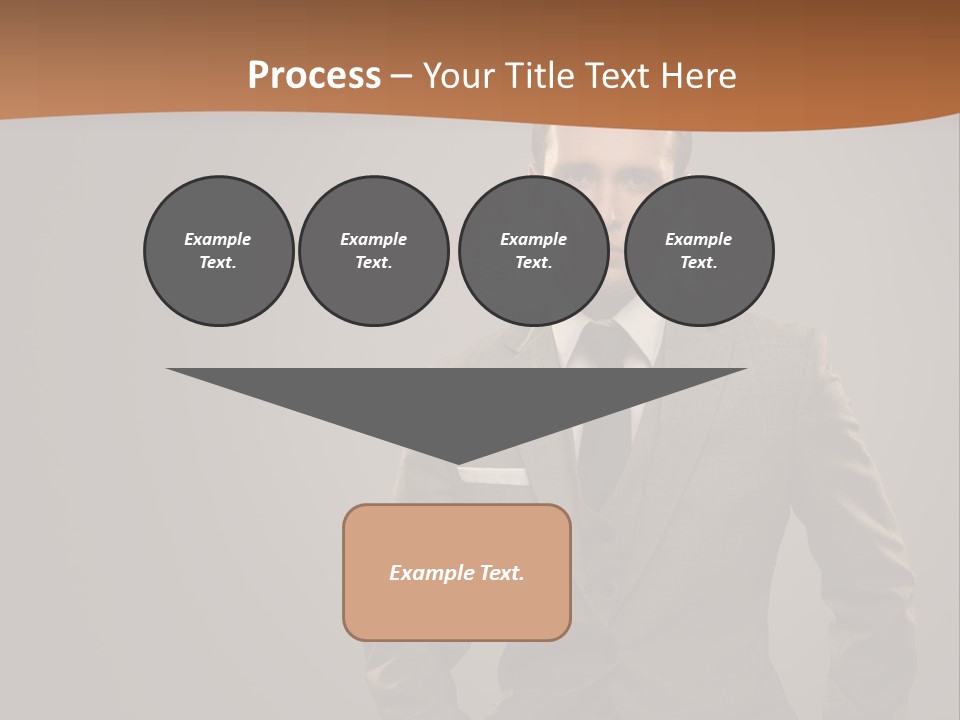 Banker Successful Clerk PowerPoint Template