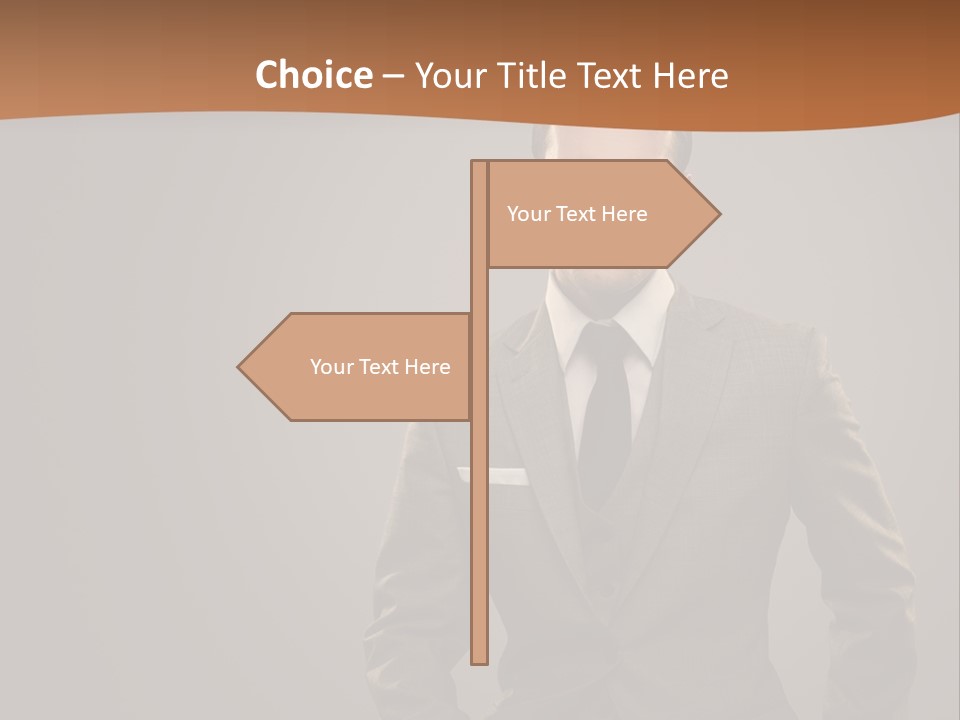 Banker Successful Clerk PowerPoint Template