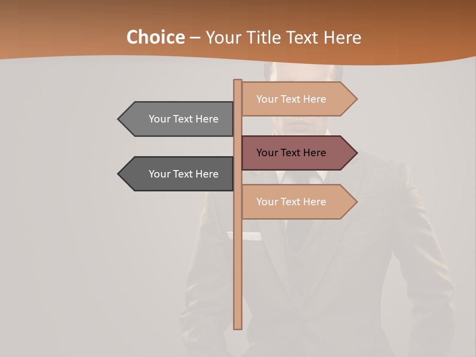 Banker Successful Clerk PowerPoint Template