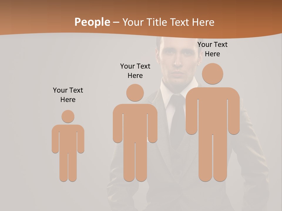 Banker Successful Clerk PowerPoint Template