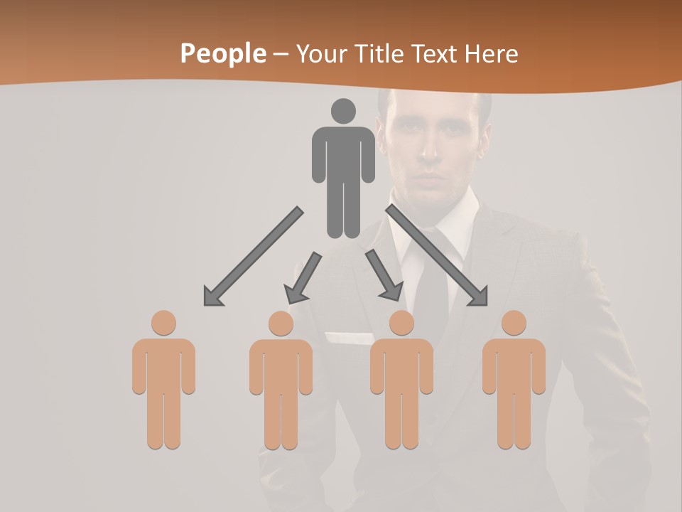 Banker Successful Clerk PowerPoint Template