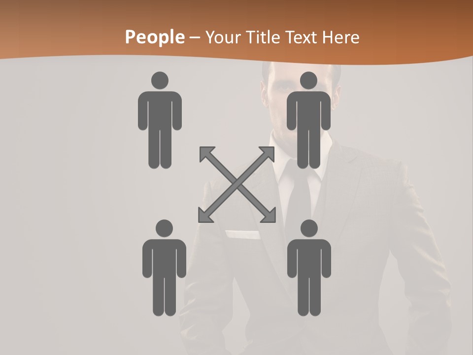 Banker Successful Clerk PowerPoint Template