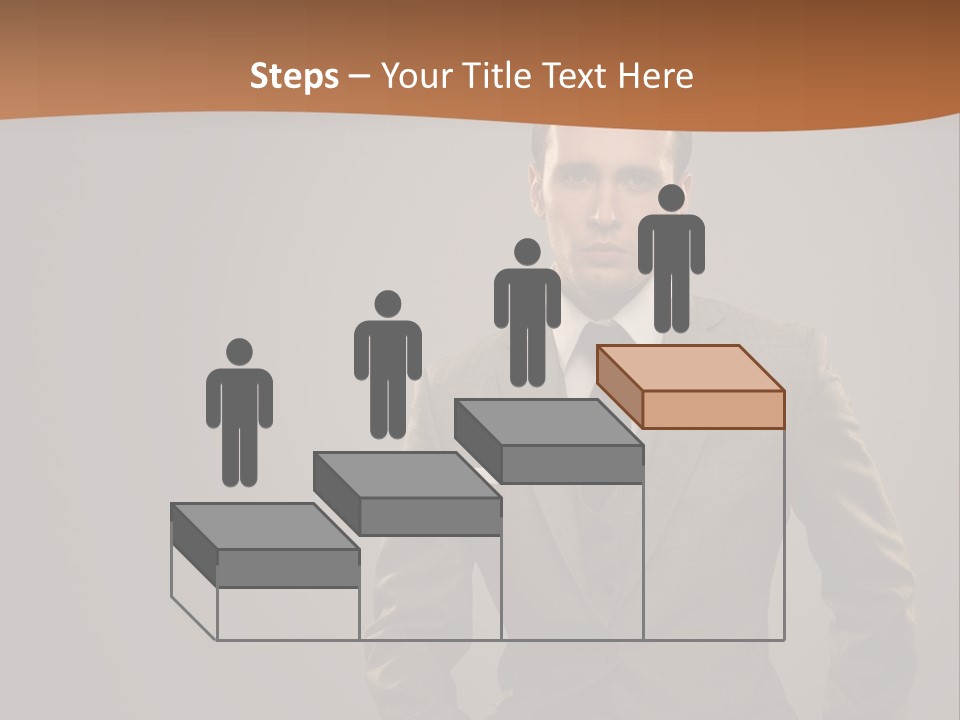Banker Successful Clerk PowerPoint Template