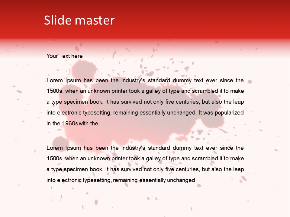Vibrant Gore Color PowerPoint Template