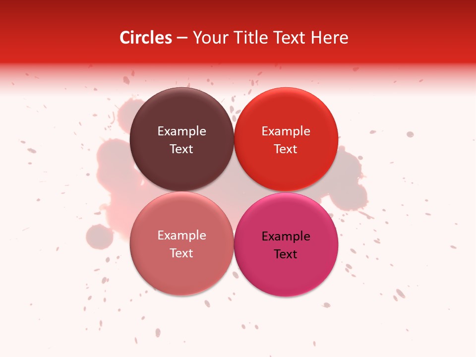 Vibrant Gore Color PowerPoint Template