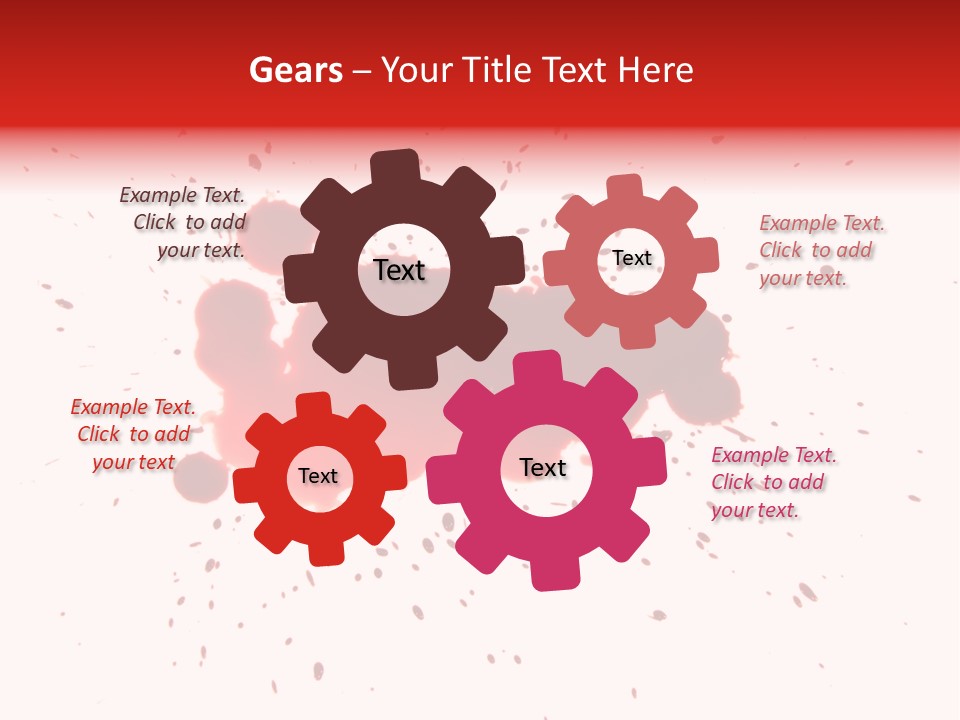 Vibrant Gore Color PowerPoint Template