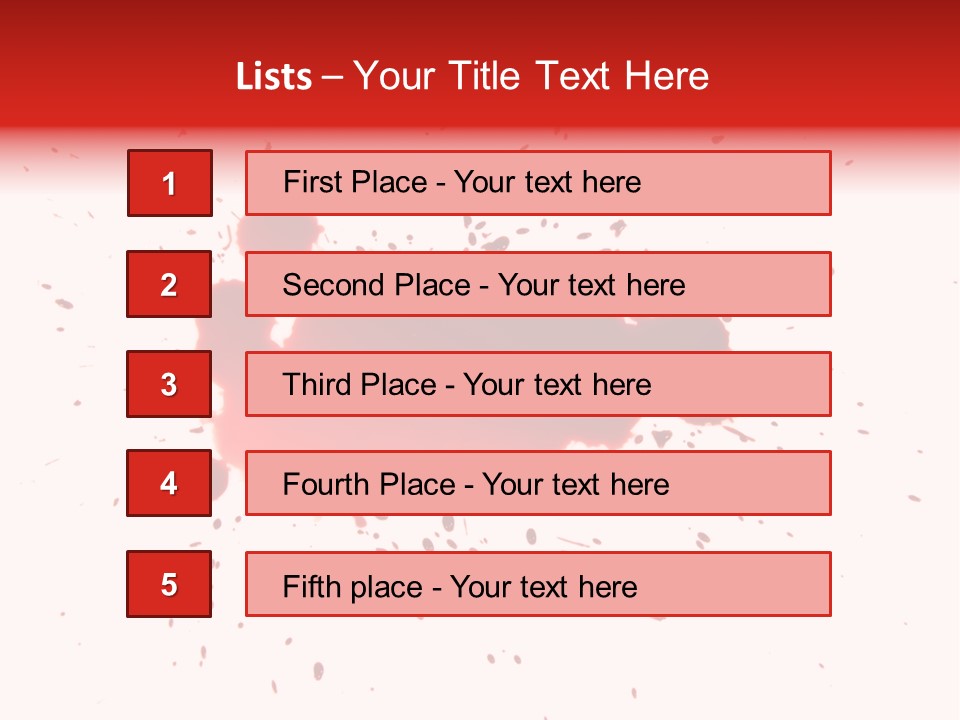 Vibrant Gore Color PowerPoint Template