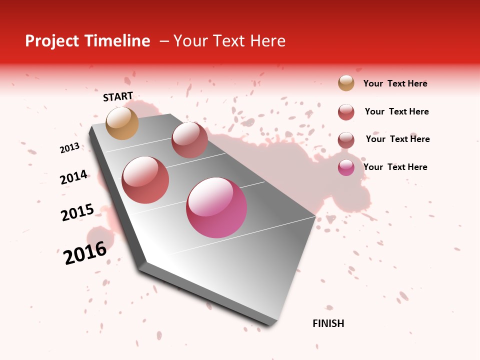Vibrant Gore Color PowerPoint Template