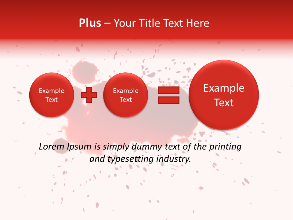 Vibrant Gore Color PowerPoint Template