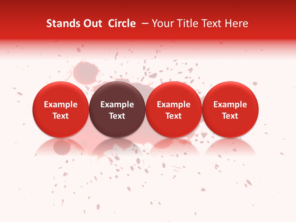 Vibrant Gore Color PowerPoint Template