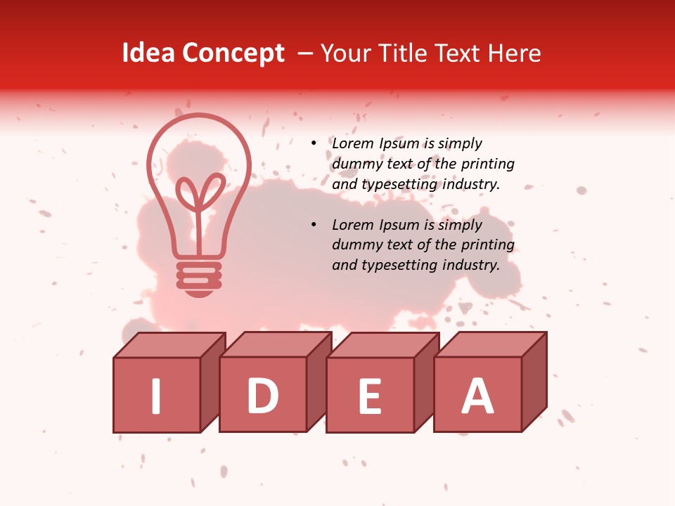 Vibrant Gore Color PowerPoint Template