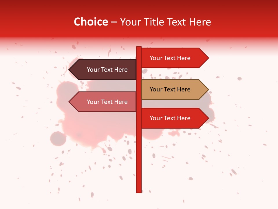 Vibrant Gore Color PowerPoint Template