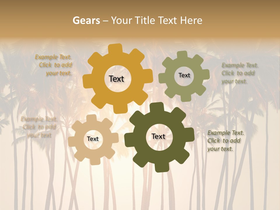 Adventure Sand Asia PowerPoint Template