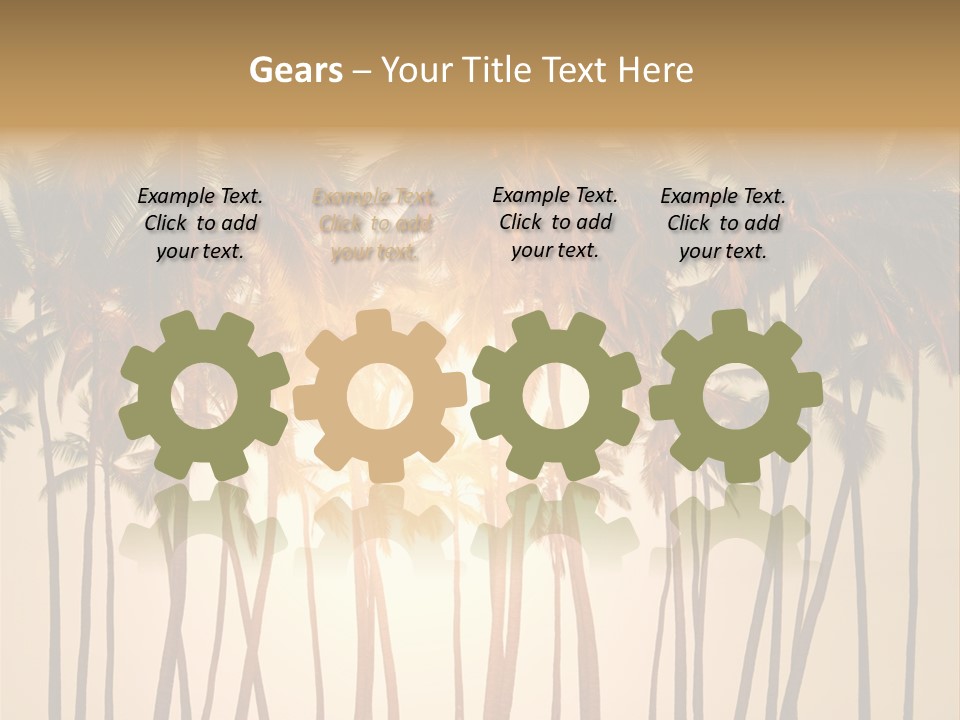 Adventure Sand Asia PowerPoint Template