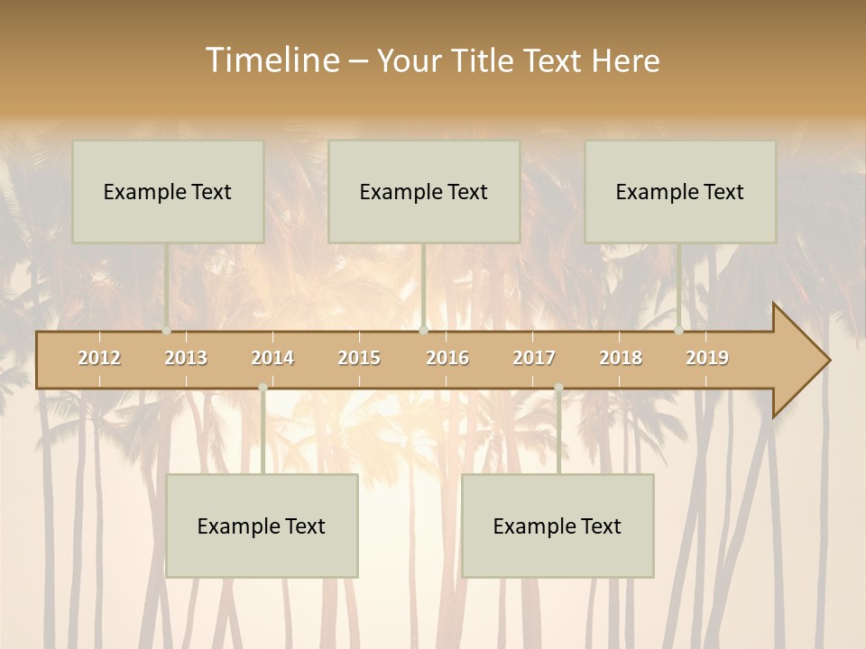 Adventure Sand Asia PowerPoint Template