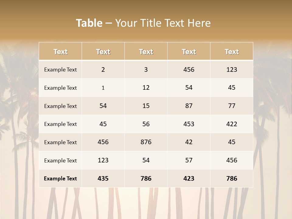 Adventure Sand Asia PowerPoint Template