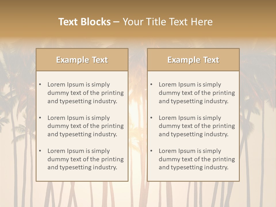 Adventure Sand Asia PowerPoint Template
