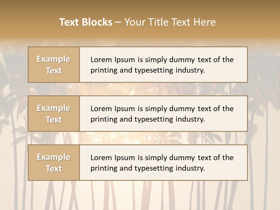 Adventure Sand Asia PowerPoint Template