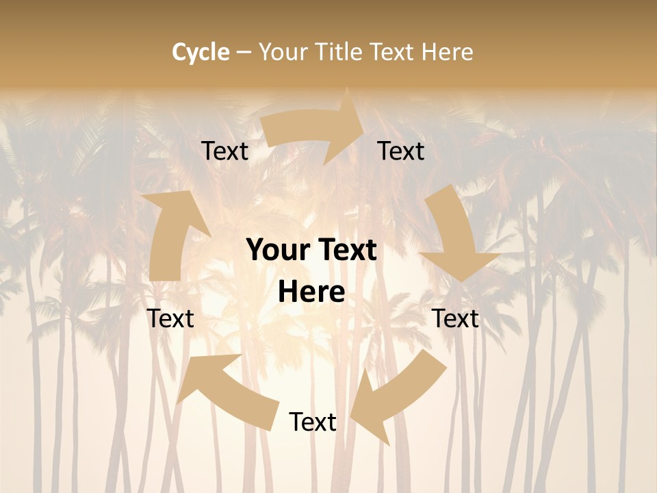 Adventure Sand Asia PowerPoint Template