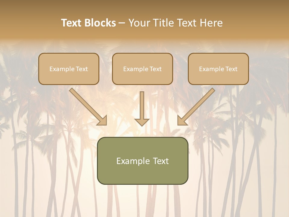Adventure Sand Asia PowerPoint Template