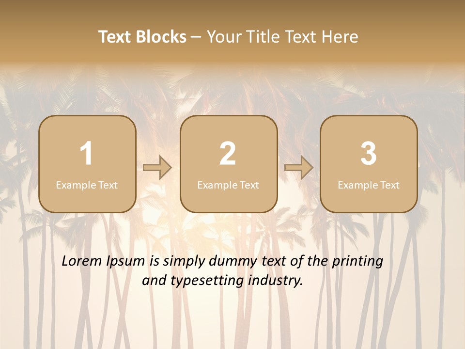 Adventure Sand Asia PowerPoint Template