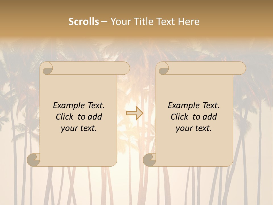 Adventure Sand Asia PowerPoint Template