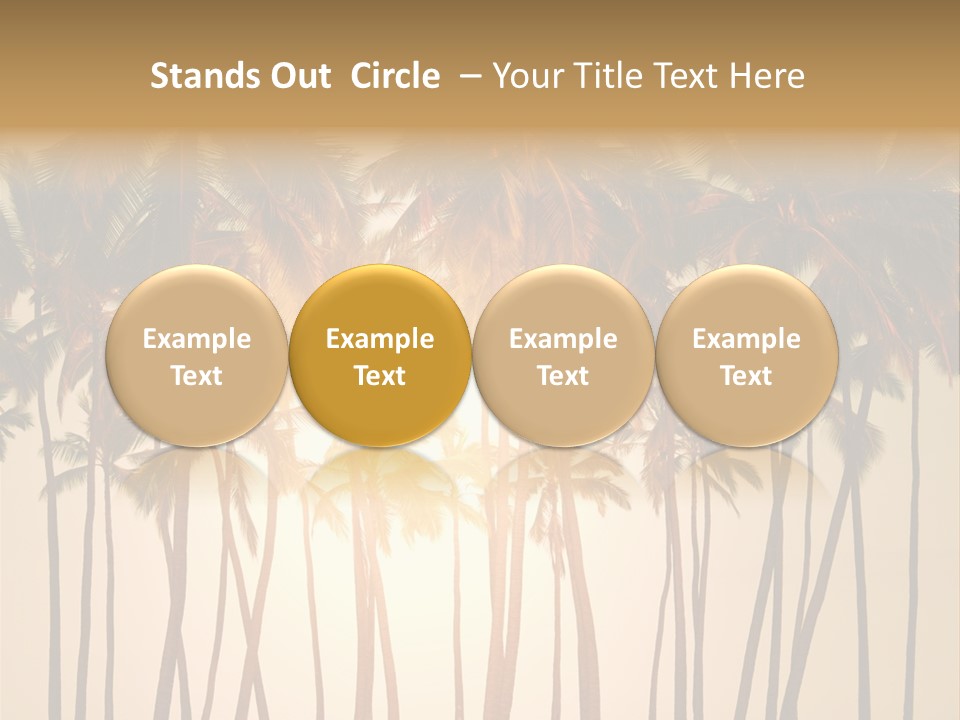 Adventure Sand Asia PowerPoint Template