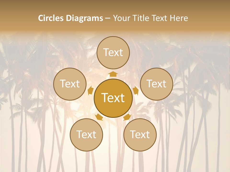 Adventure Sand Asia PowerPoint Template