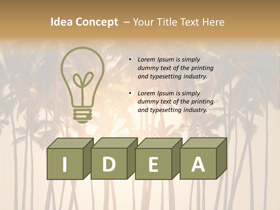 Adventure Sand Asia PowerPoint Template