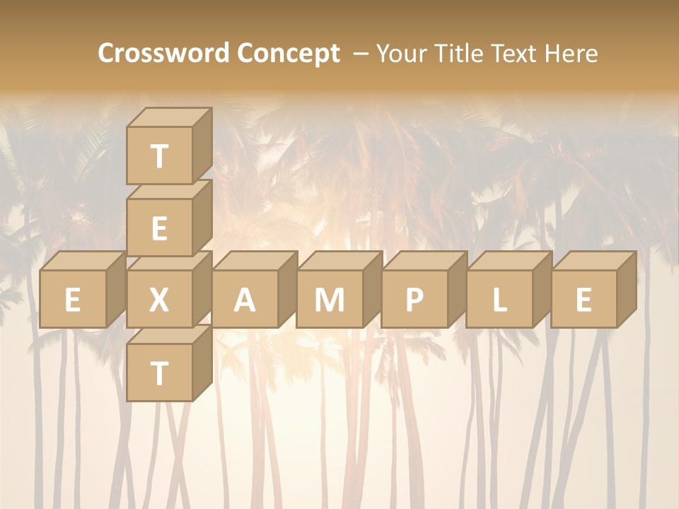 Adventure Sand Asia PowerPoint Template