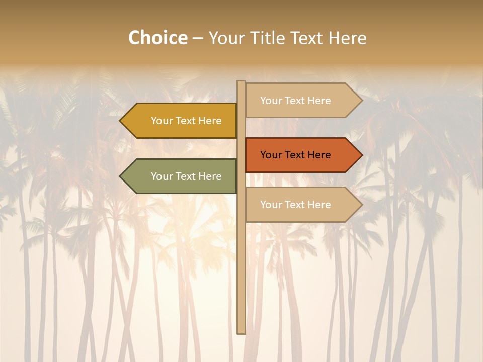 Adventure Sand Asia PowerPoint Template