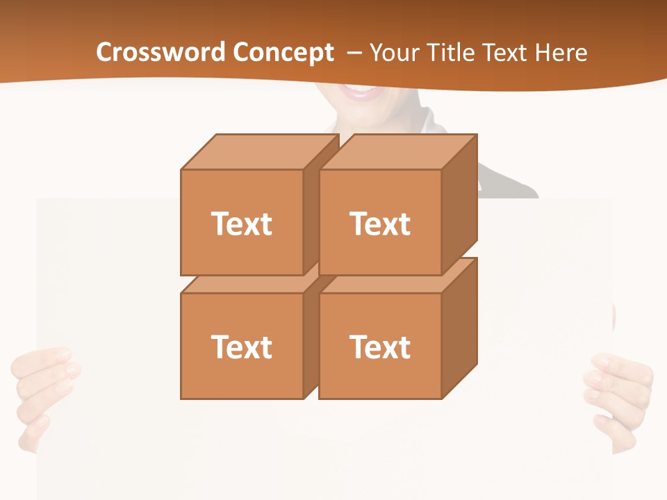 Card Person Happy PowerPoint Template