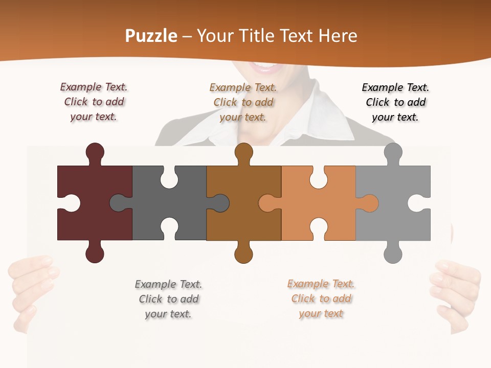 Card Person Happy PowerPoint Template