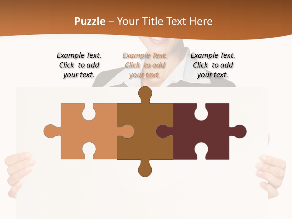 Card Person Happy PowerPoint Template