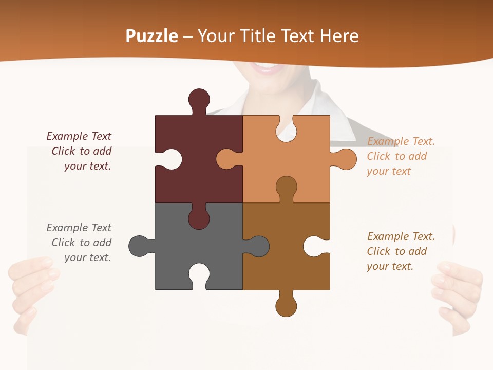 Card Person Happy PowerPoint Template