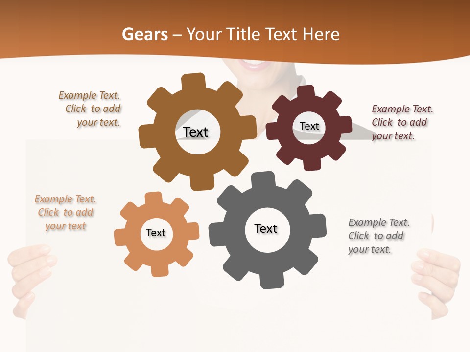 Card Person Happy PowerPoint Template