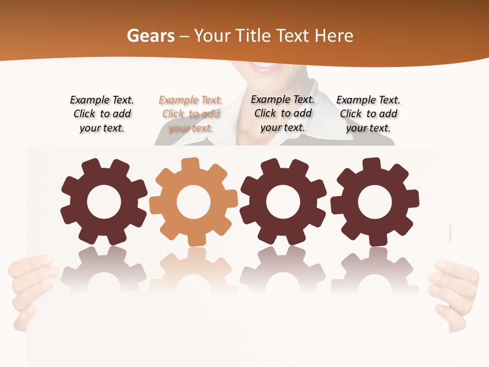 Card Person Happy PowerPoint Template