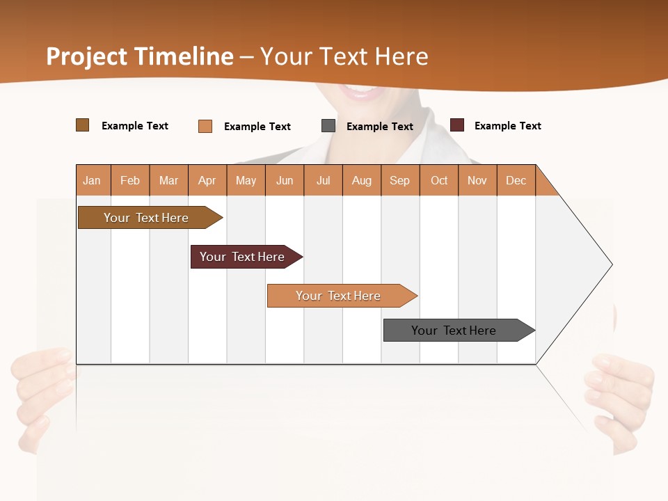 Card Person Happy PowerPoint Template