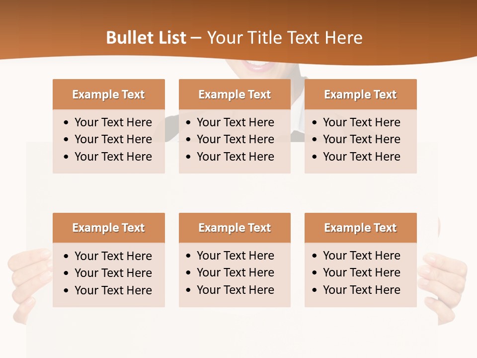 Card Person Happy PowerPoint Template