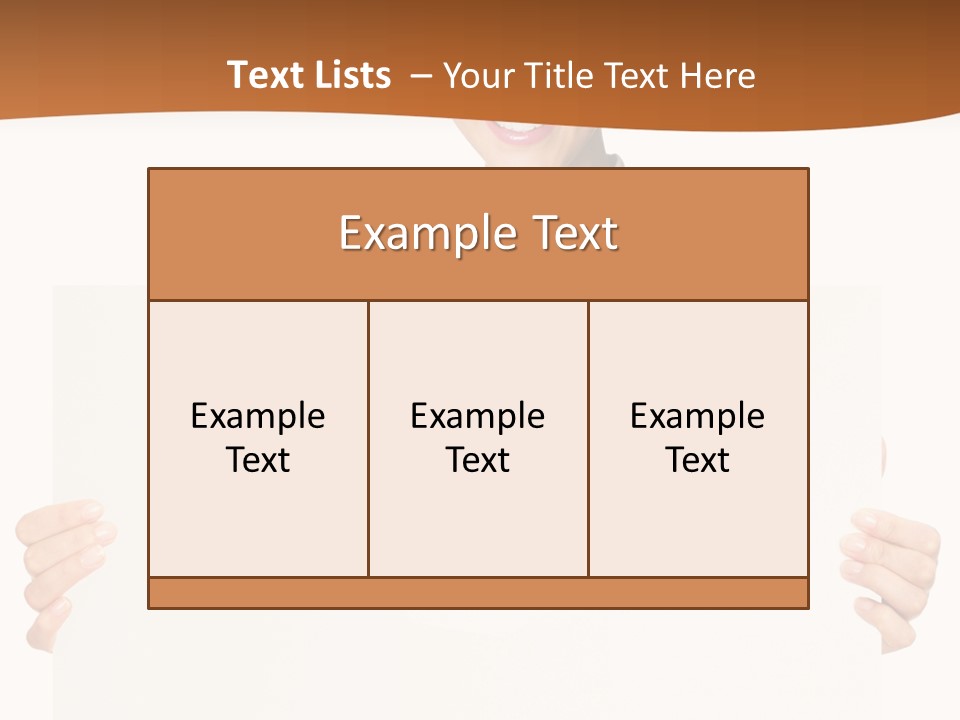 Card Person Happy PowerPoint Template
