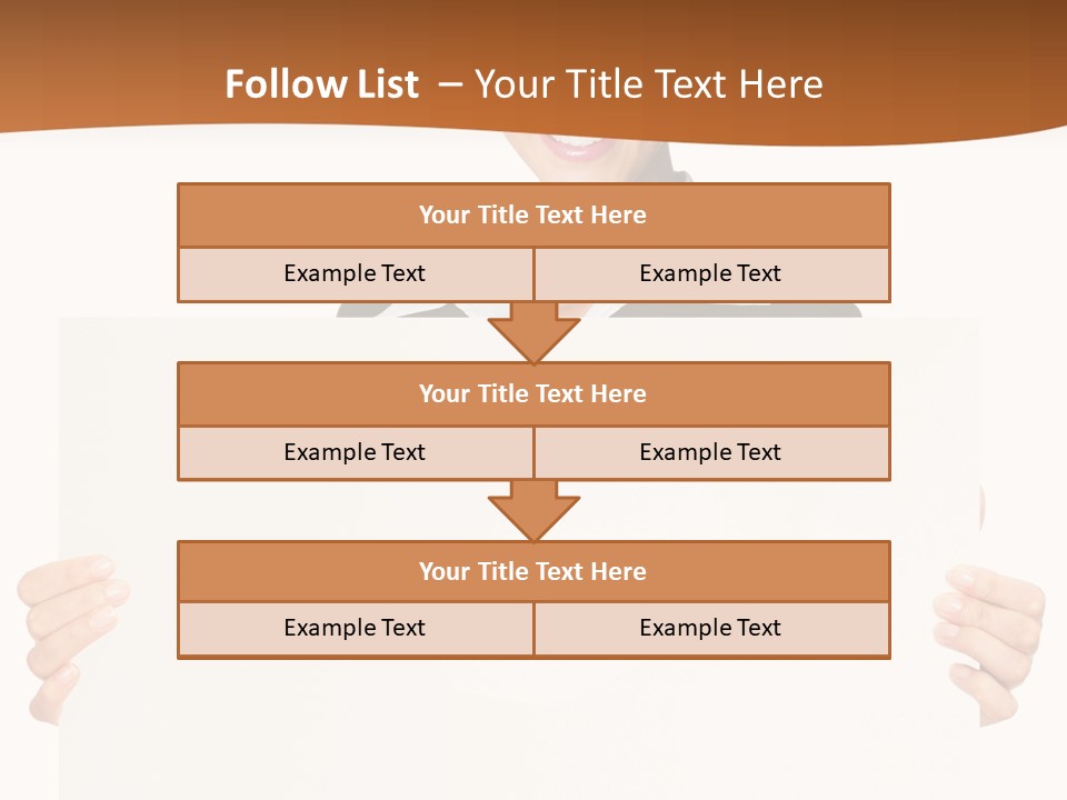Card Person Happy PowerPoint Template