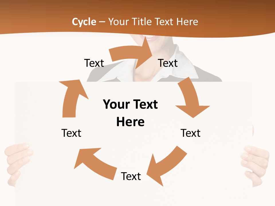 Card Person Happy PowerPoint Template