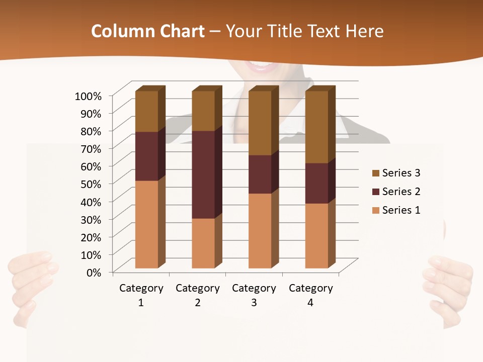 Card Person Happy PowerPoint Template